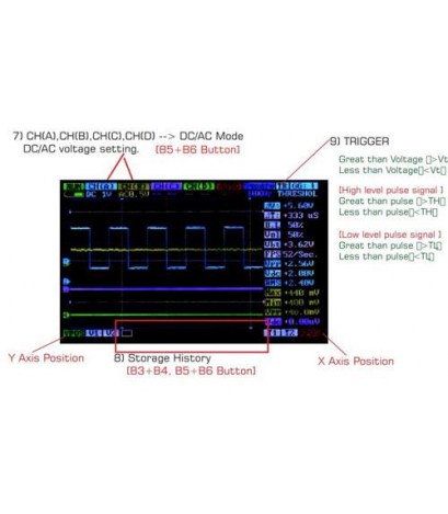 DSO203 4-Ch Handheld Mini Digital Oscilloscope