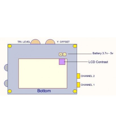 New AVR DSO Pocket-Sized Digital Oscilloscope DSO150,2-Channel,250Ksps,ATmega88