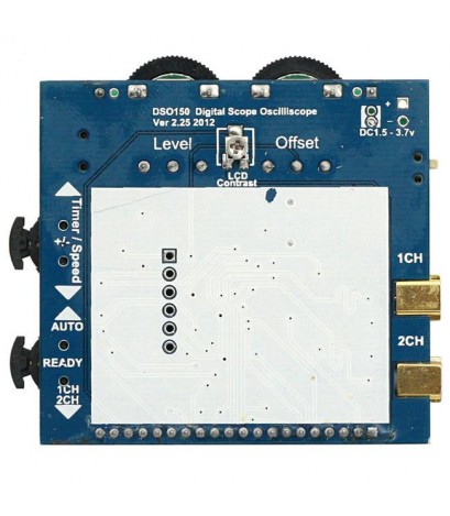 New AVR DSO Pocket-Sized Digital Oscilloscope DSO150,2-Channel,250Ksps,ATmega88