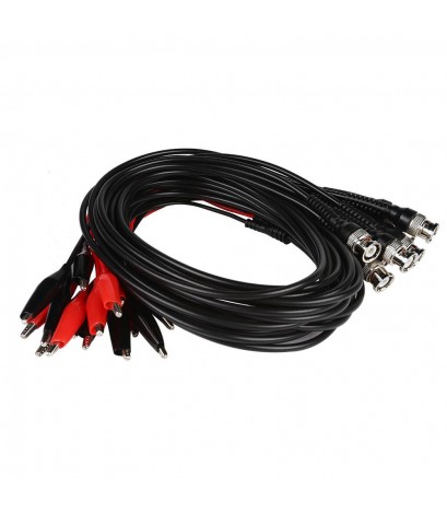 48" BNC Test Lead Set to Alligator Clips