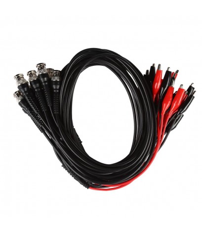 48" BNC Test Lead Set to Alligator Clips