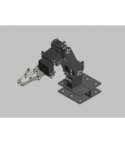 S5 5-Axis Desktop Robotic Arm with Servos