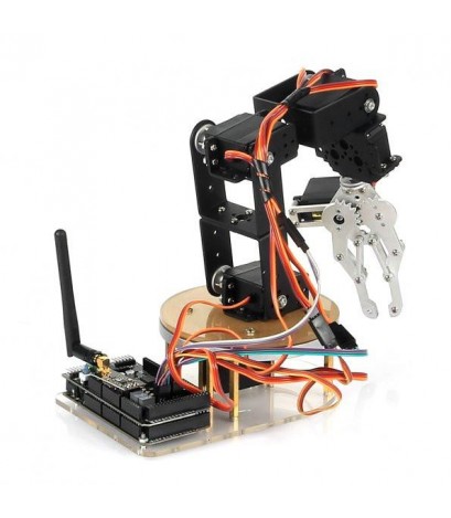 6-Axis Mechanical Desktop Robotic Arm, Frame & Servo Kit