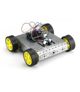 Mobile Car Kit, Sensor Shield V5, 4WD Mobile Platform, Dual H Bridge Stepper Motor Driver