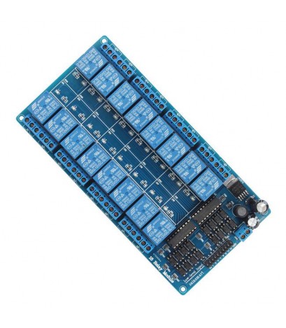 16-Channel 12V Relay Module