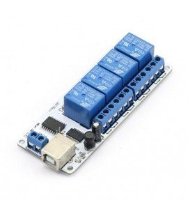 4-channel 5V USB Relay Module