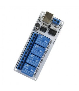 4-channel 5V USB Relay Module