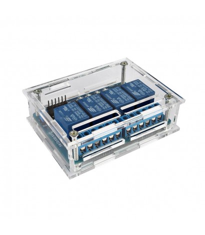 Acrylic Case for Relay Module 4-Channel