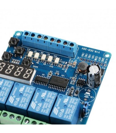 4/8-Channel Multifunctional Programmable Relay Module