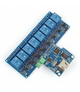 iMatic RJ45 TCP/IP Remote Control Board with 8-Ch Relay