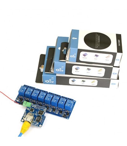 iMatic RJ45 TCP/IP Remote Control Board with 8-Ch Relay