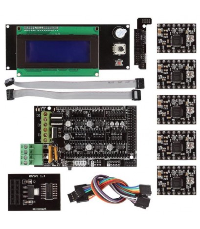 Mega 2560+A4988+RAMPs 1.4 3D Printer Kit