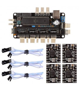 Sanguinololu Rev. 1.3 Atmega1284p + Endstop + A4988 3D Printer Kit For RepRap