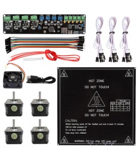 Melzi+NEMA-17 Stepper Motors+MK2B Heated Bed 3D Printer Kit